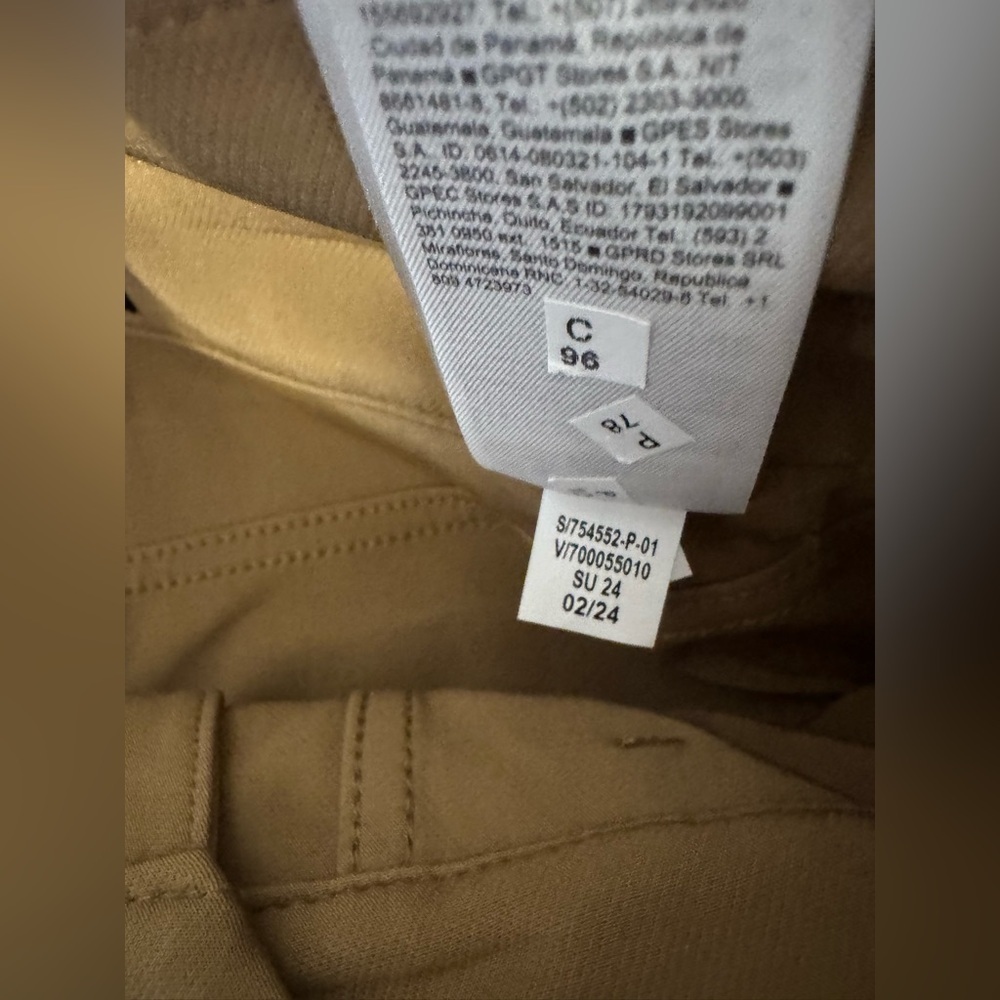 Banana Republic Refined Utility Pant Whiskey Brown High Rise Slim Fit 2024 NWT 4 - Picture 11 of 12